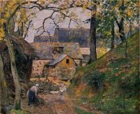 Pissarro, Camille - Farm at Montfoucault